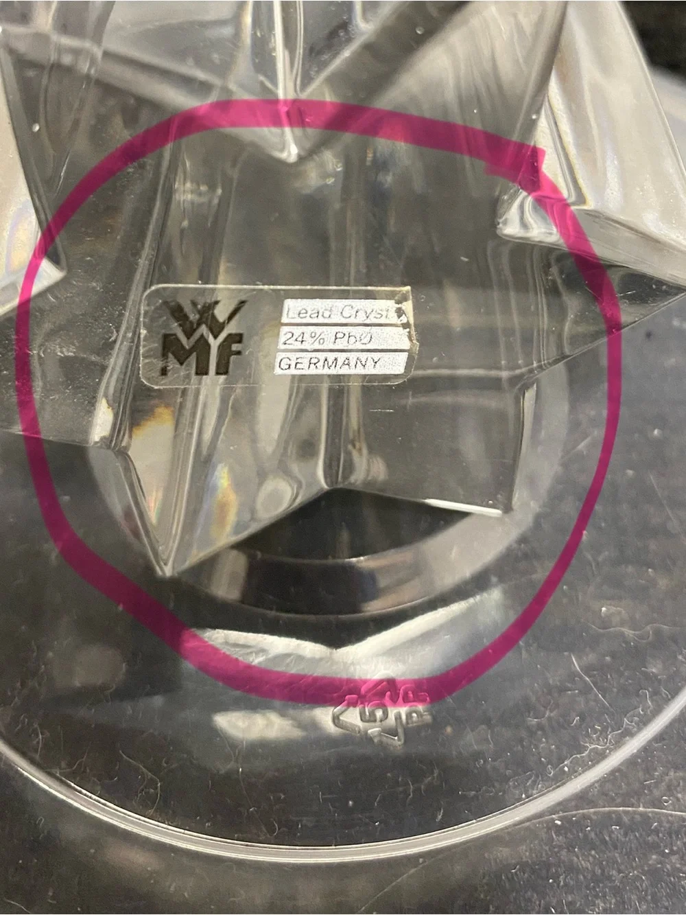 WMF Germany crystal star